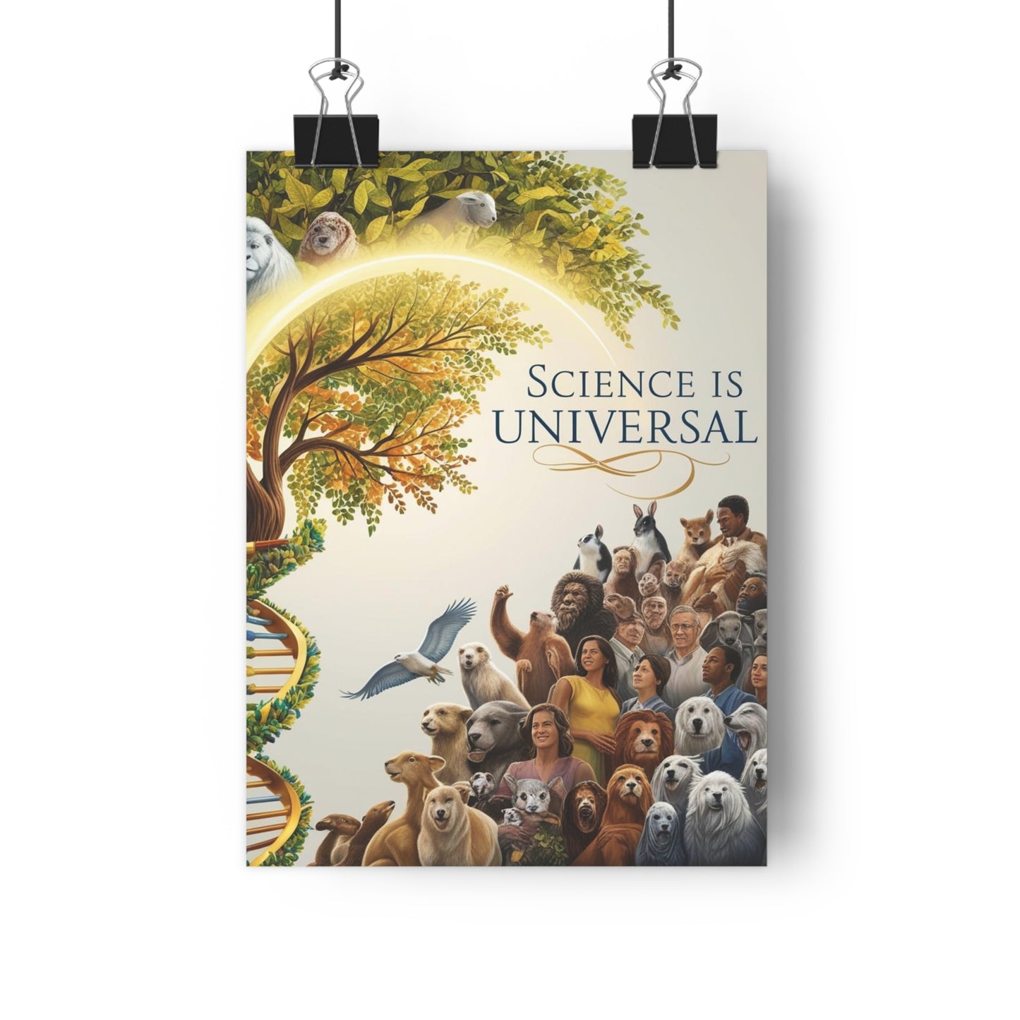 Science is Universal Giclée Art Print - Inspirational Wall Decor for Nature and Animal Lovers