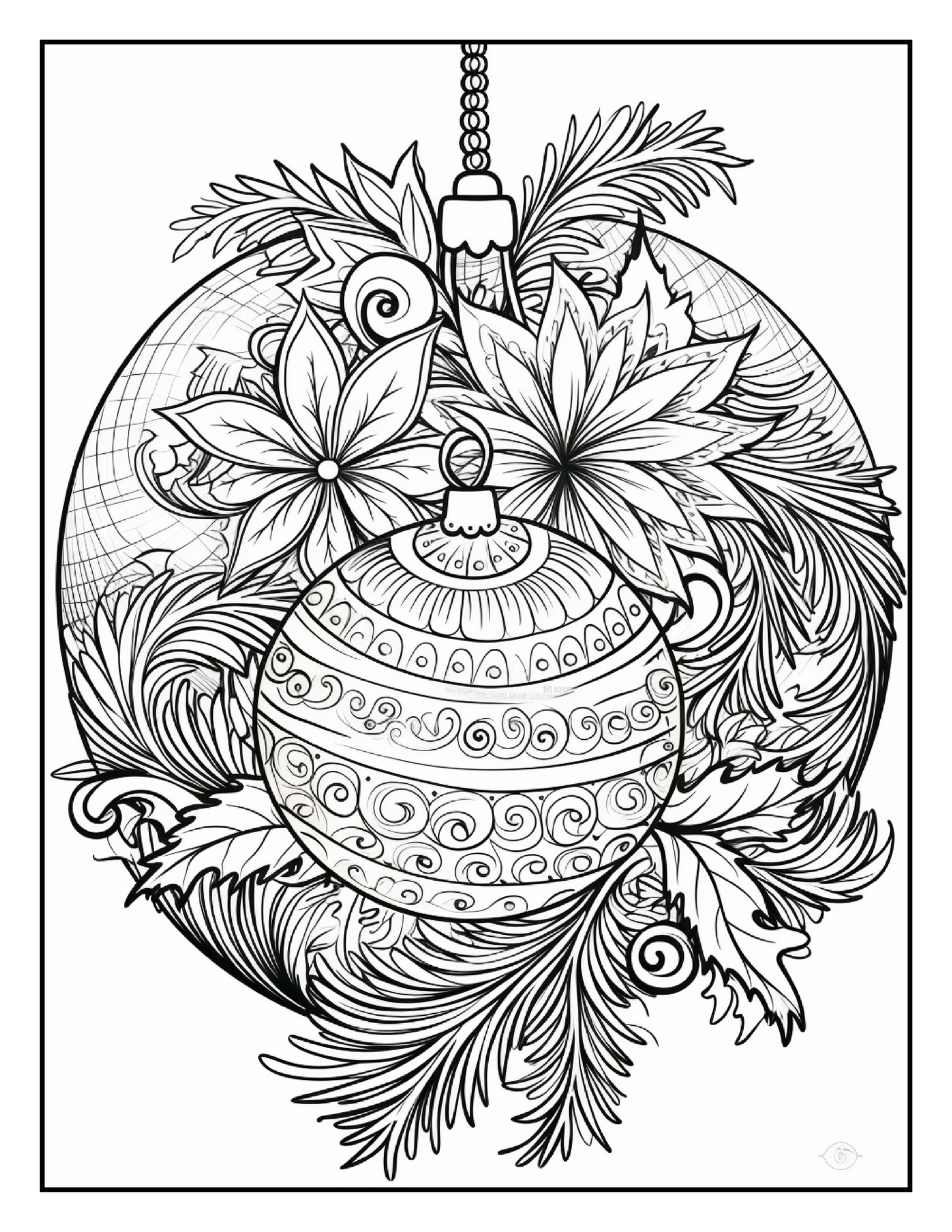 190 Calming Christmas Coloring Pages - Digital Download