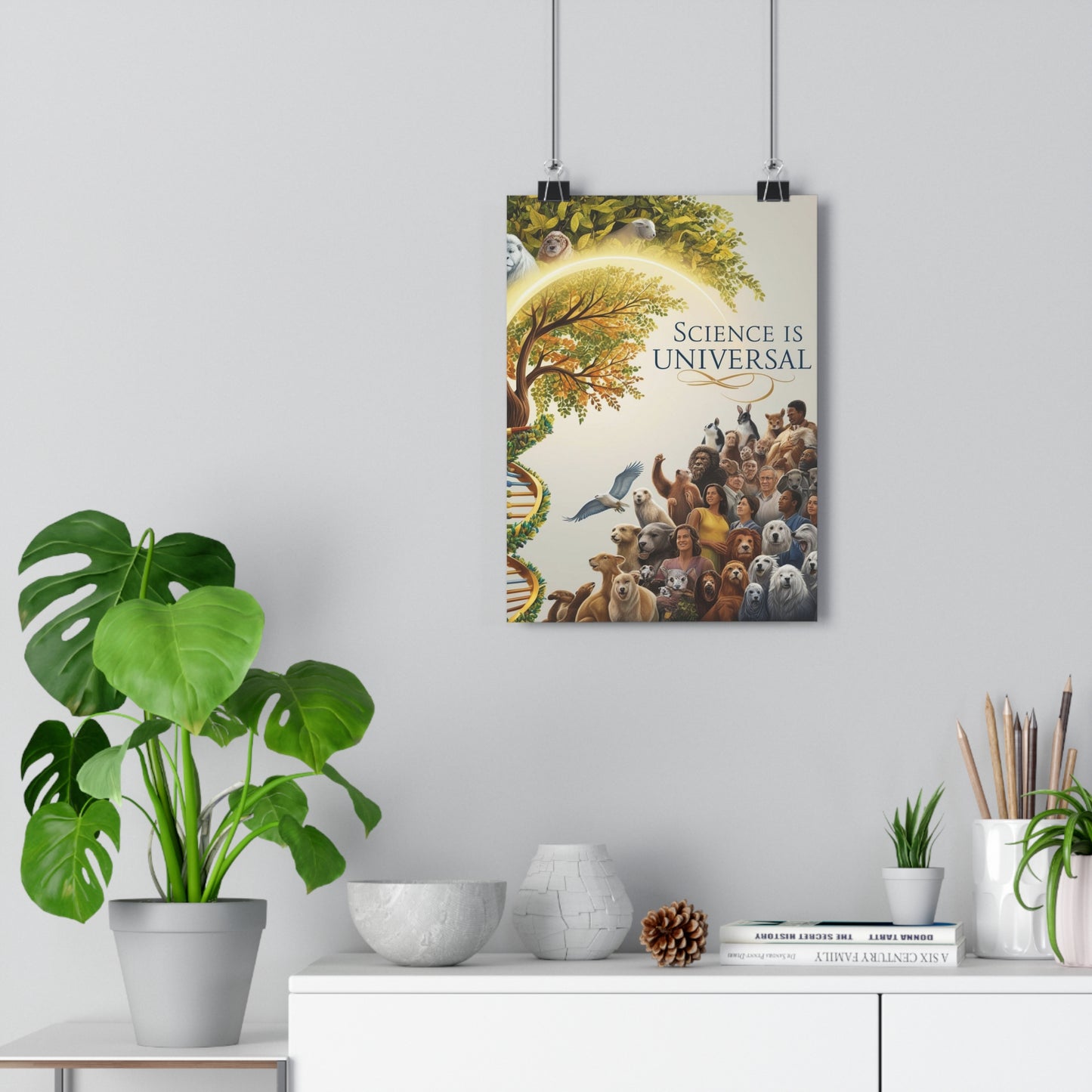 Science is Universal Giclée Art Print - Inspirational Wall Decor for Nature and Animal Lovers