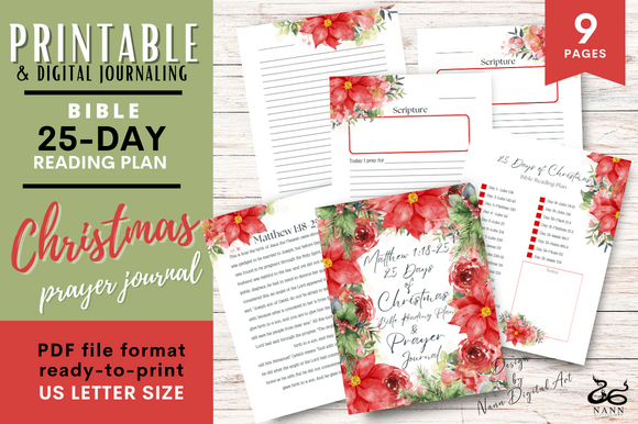 25 Days of Christmas Bible Reading Plan - Digital Download