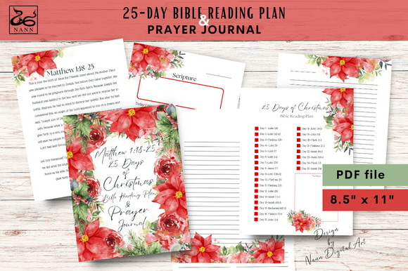 25 Days of Christmas Bible Reading Plan - Digital Download