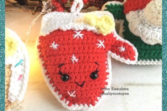 5 Cute Christmas Ornament Crochet Patterns - Digital Download