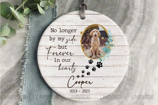 Pet Memorial Ornament – Forever in Our Hearts