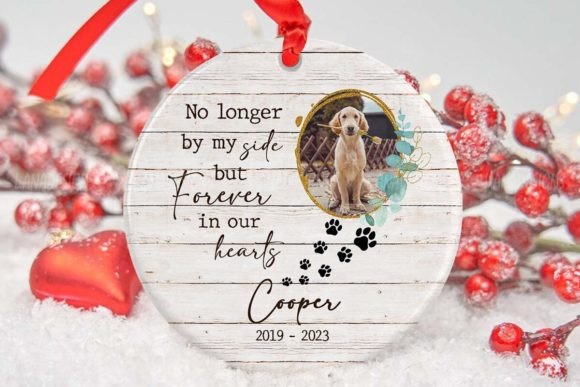 Pet Memorial Ornament – Forever in Our Hearts