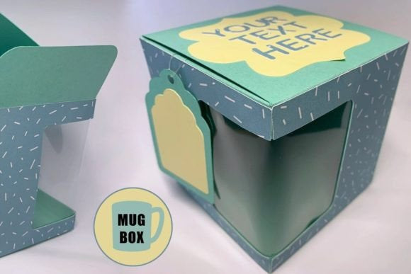 Mug Gift Box – DIY Digital Template for Cutting Machines