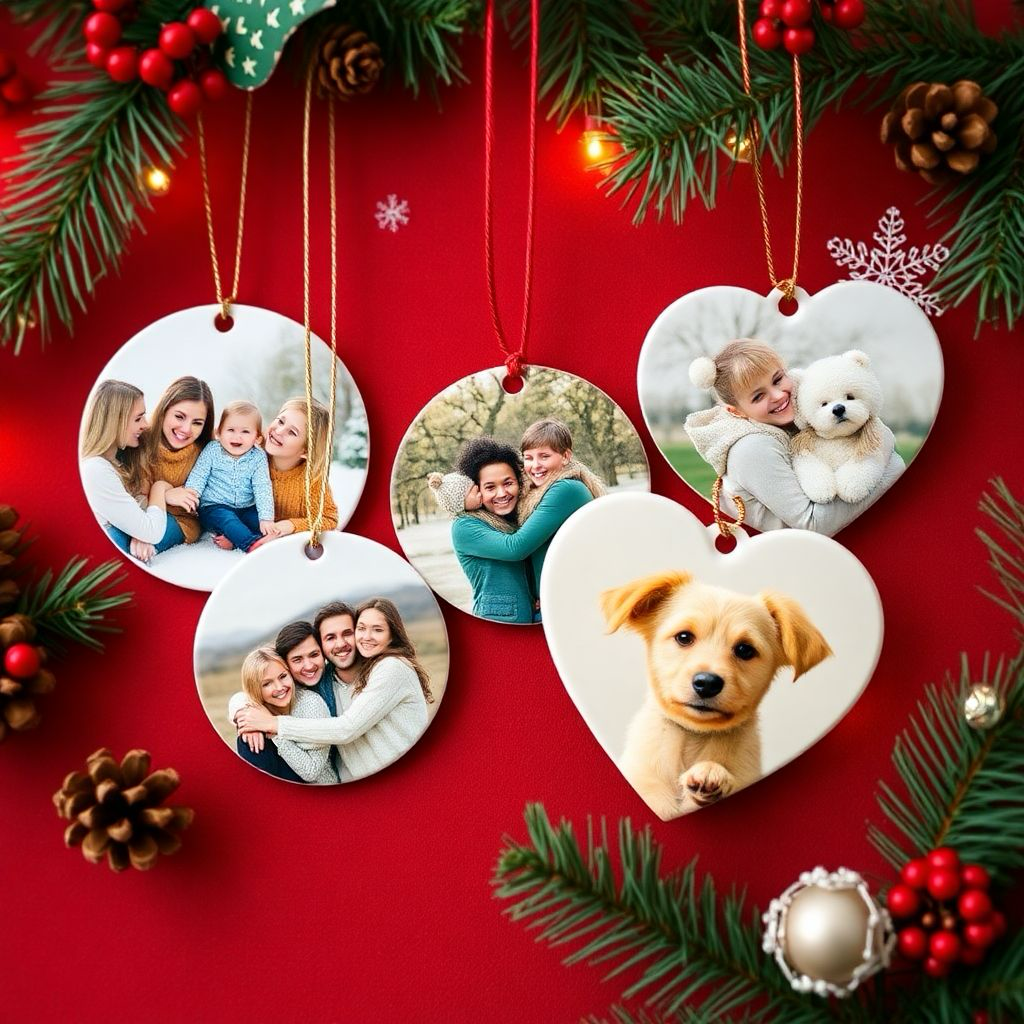 Custom Photo Christmas Ornaments - Personalized Holiday Keepsakes