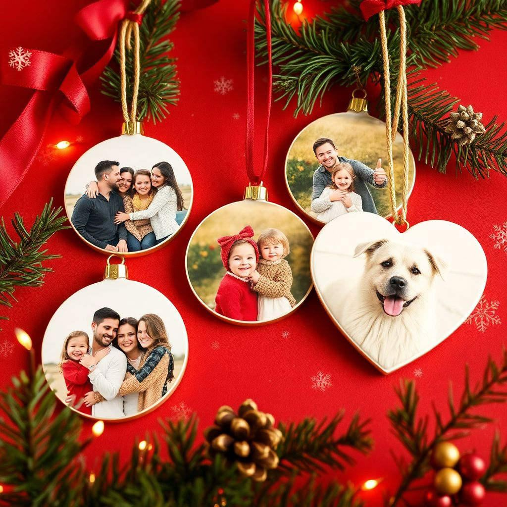 Custom Photo Christmas Ornaments - Personalized Holiday Keepsakes