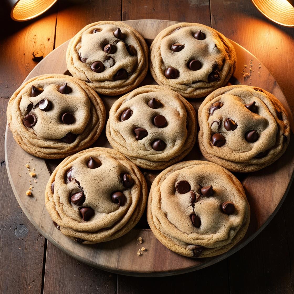 Jumbo Chocolate Chip Cookies Roughly 1/3 lb Baked