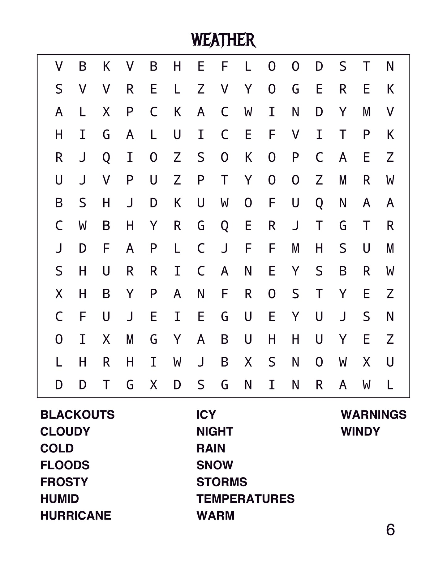 70 Winter Crossword Puzzles - Digital Download