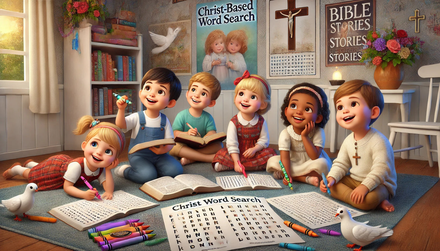 Christ-Based Word Searches & Crosswords Collection