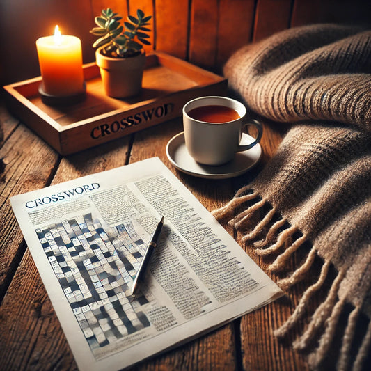 50-Count Printable Crossword Puzzle Book